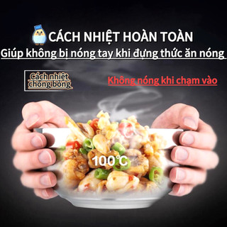 Combo Chén Tô Inox 【304】 Cao cấp kiểu Hàn Quốc 2 lớp cách nhiệt Hàng chính hãng inox cao cấp đủ kích cỡ an toàn sức khỏe
