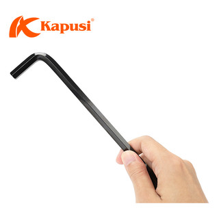 Bộ lục giác bi đen chữ L KAPUSI K-0196 8 chi tiết từ 1.5-10mm , thép cao cấp