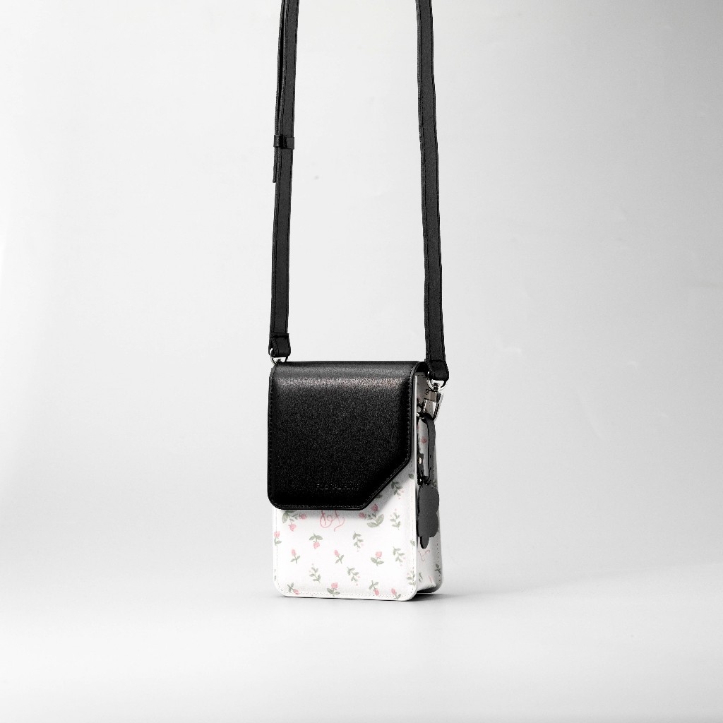 Túi Xách Da PU LYSSA Đeo Chéo Nam Nữ Đựng Điện Thoại Đi Chơi Tiệc Hoa Nhí | MIDORI BAG COLLECTION