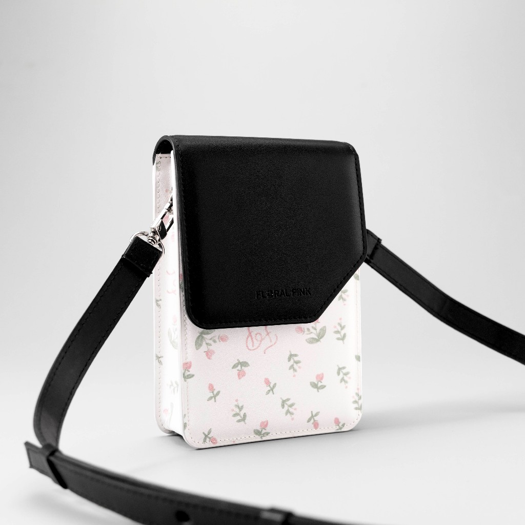 Túi Xách Da PU LYSSA Đeo Chéo Nam Nữ Đựng Điện Thoại Đi Chơi Tiệc Hoa Nhí | MIDORI BAG COLLECTION