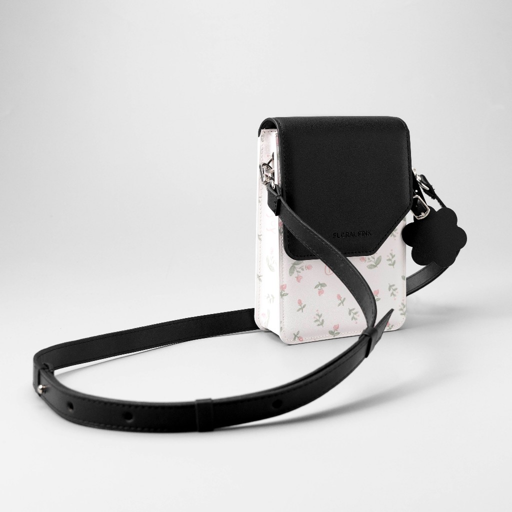 Túi Xách Da PU LYSSA Đeo Chéo Nam Nữ Đựng Điện Thoại Đi Chơi Tiệc Hoa Nhí | MIDORI BAG COLLECTION