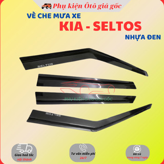 Vè che mưa xe Kia Seltos 2020 - HIỆN NAY - Nhựa Đen thái cao cấp, dày dặn, sáng bóng