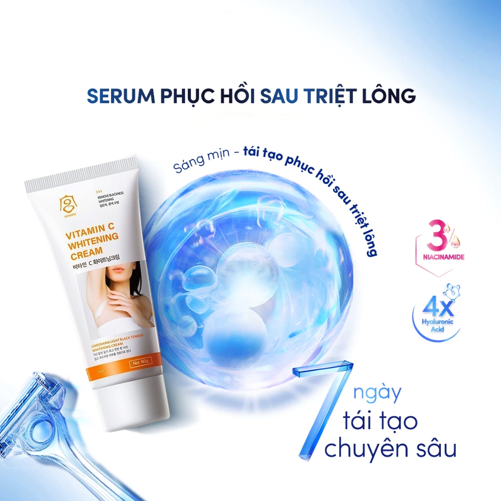 Kem Trắng Nách Gongpei Hàn Quốc chính hãng, Kem Giảm Thâm Nách, Thâm Mông, Khử Mùi Hôi Nách Hiệu Quả An Toàn