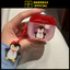 Vỏ case ốp airpod Penguin Đỏ cao cấp bảo vệ dành cho tai nghe 1/2/3/4/Pro/Pro 2 I 88Mobile
