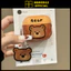 Vỏ case ốp airpod Penguin Đỏ cao cấp bảo vệ dành cho tai nghe 1/2/3/4/Pro/Pro 2 I 88Mobile