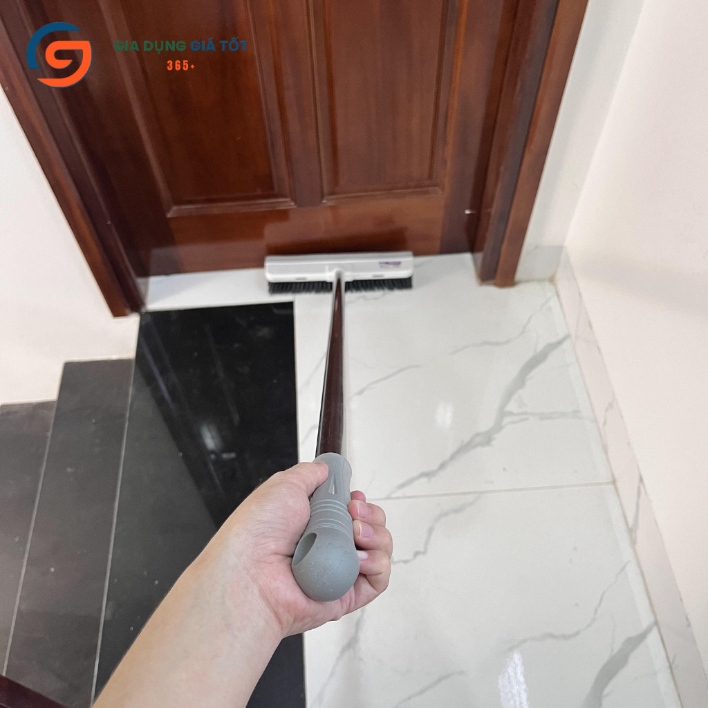 Chổi cọ sàn 2 trong 1 Song Long, chổi quét nhà, quét sân cán dài 136cm
