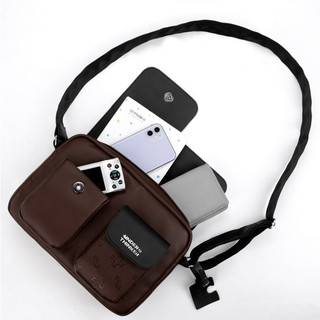 Túi Hộp Da PU Đeo Chéo Dante Nam Nữ Monogram Đựng Điện Thoại Ipad Đi Chơi Đi Làm | MIDORI FOR MAN