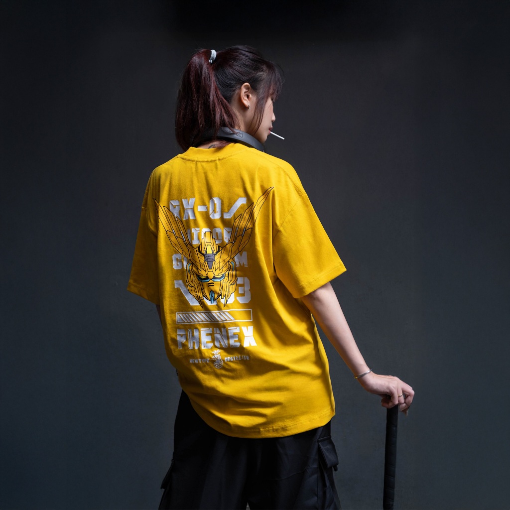 Áo thun Phenex G.U.N.D.A.M Nam Nữ Unisex Form Rộng Oversized