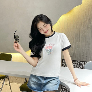 Áo Thun Baby Tee DAISY Thời Trang Phông Nam Nữ Unisex Cotton Local Brand | MIDORI FOR MAN