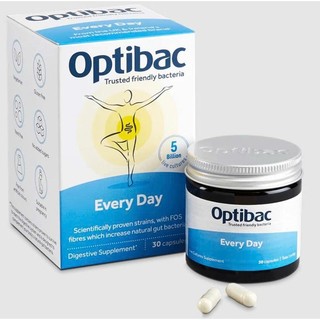 Men vi sinh Optibac Probiotics Every Day sử dụng hàng ngày hộp 30 viên