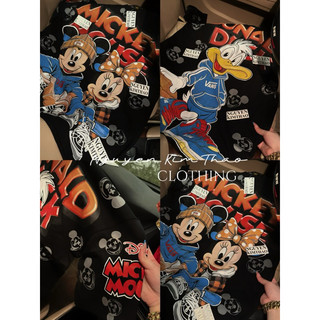[ẢNH SHOP CHỤP] Áo Phông Thái Lan Mickey & Dolnald Cotton 100% Hình In 2 Mặt