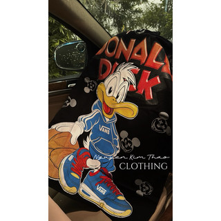 [ẢNH SHOP CHỤP] Áo Phông Thái Lan Mickey & Dolnald Cotton 100% Hình In 2 Mặt