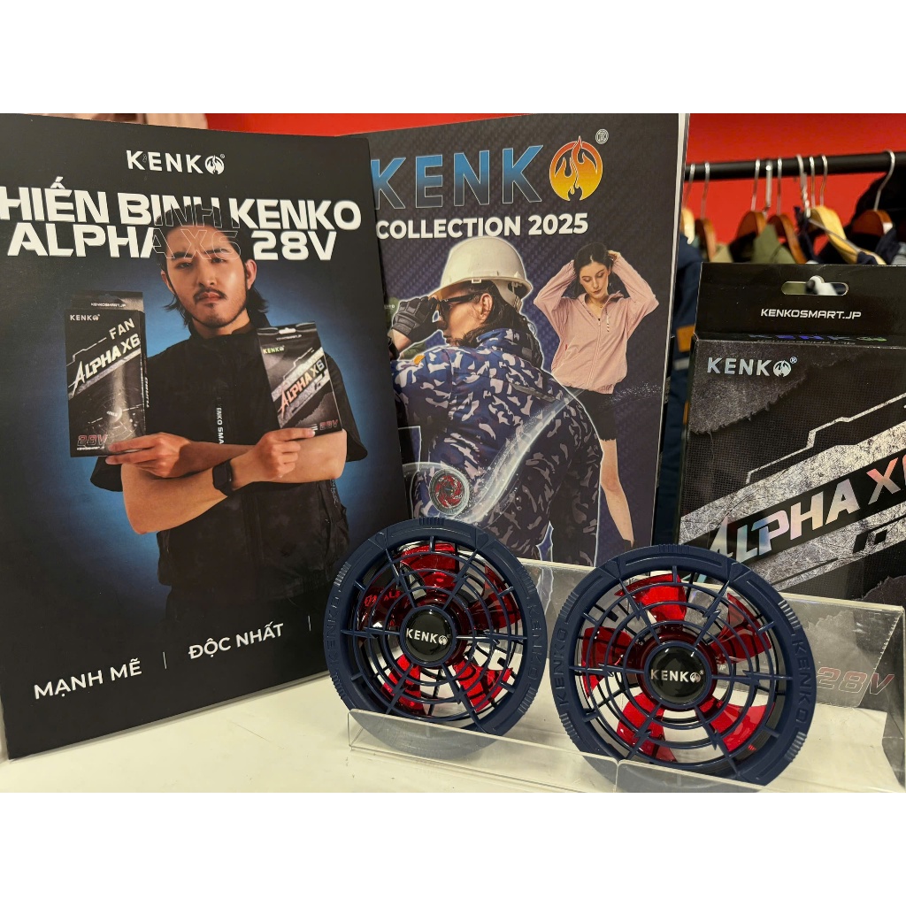 [KENKO STORE](2Quạt+cáp nối) 28V KENKO ALPHA X6. Bảo hành 12 tháng.