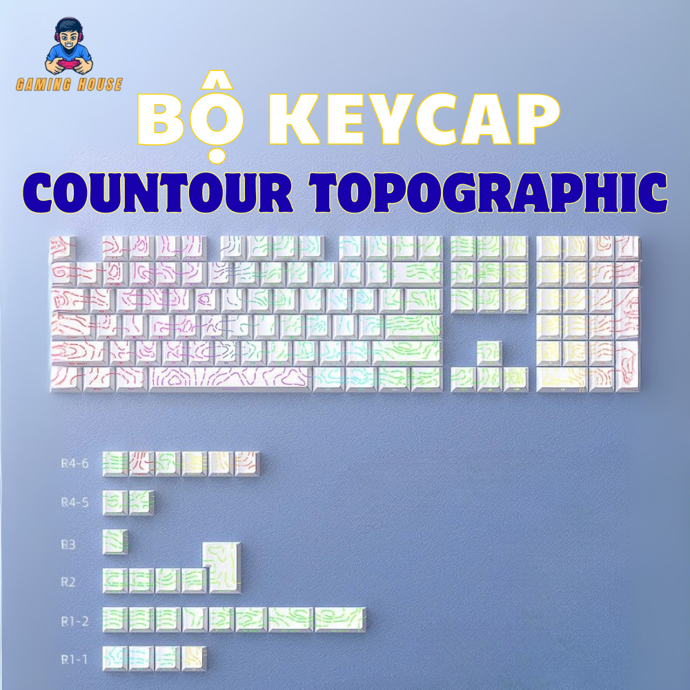 Bộ keycap ATAS Contour ToPo GRAPHIC