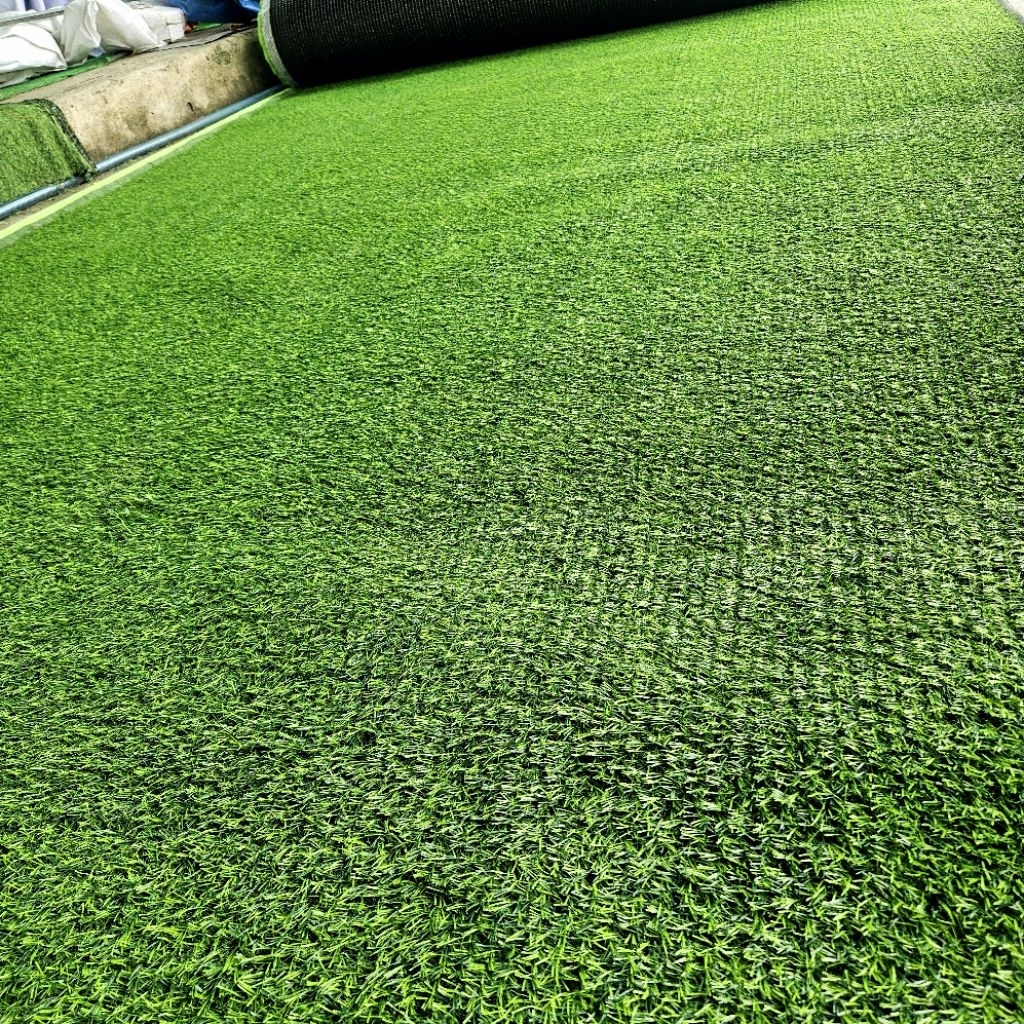 Combo 15m2(2 x 7.5m) Thảm cỏ nhân tạo 2cm mũi khâu dày đế pu  không bụi đen trải sàn, sân vườn