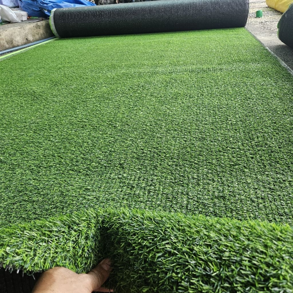 Combo 20m2 (2m x 10m) Thảm cỏ nhân tạo sợi 2cm đế PU không bụi, trải sân vườn, trường học, trải sàn
