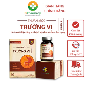 Dạ Dày Thuần Mộc Trường Vị Thangg, hỗ trợ giảm đau do viêm loét dạ dày, tá tràng, ợ hơi, ợ chua