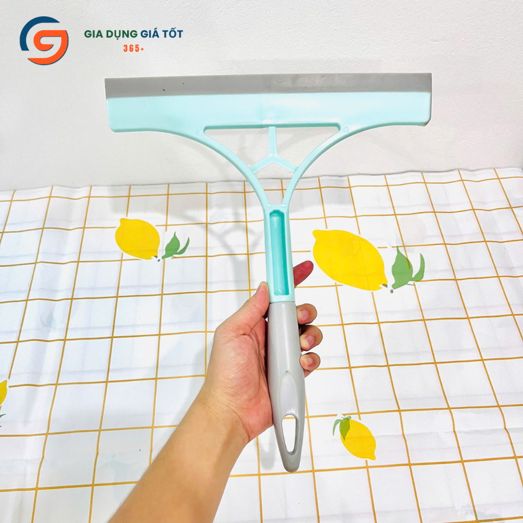 Cây gạt nước cầm tay lưỡi cao su - gạt kính, gương, tường nhà tắm siêu sạch
