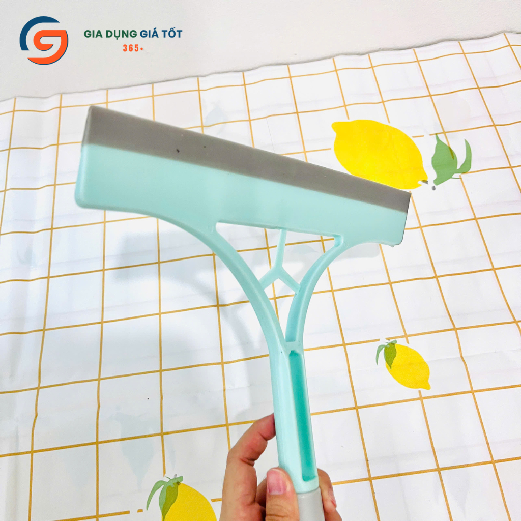 Cây gạt nước cầm tay lưỡi cao su - gạt kính, gương, tường nhà tắm siêu sạch
