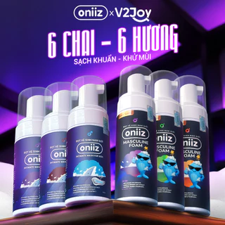Bọt vệ sinh nam giới Oniiz Dung dịch vệ sinh tạo bọt 100ml | Bọt vệ sinh Oniiz Plus hương Cocktail 145ml - V2Joy Vietnam