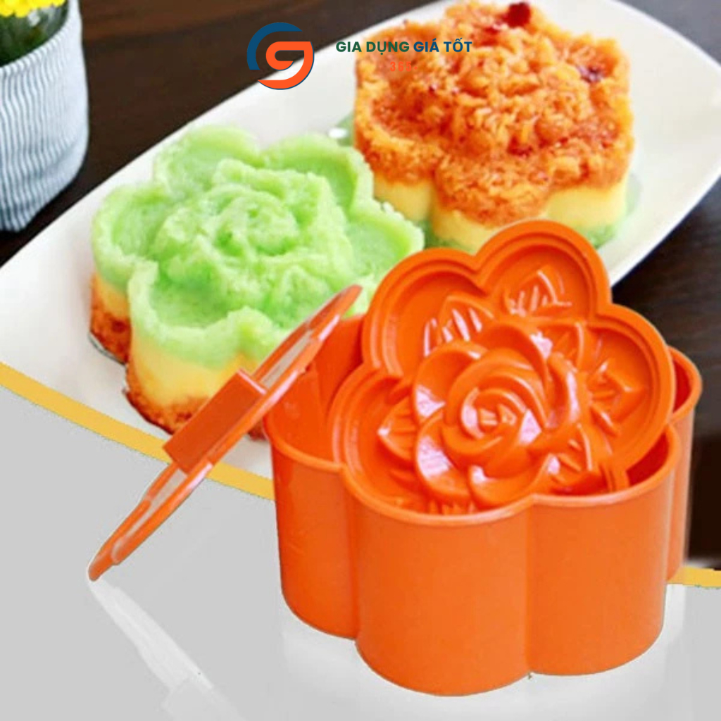 Khuôn ép xôi hoa nổi lẻ - khuôn làm xôi, bánh hình hoa đẹp dùng cho mâm cỗ, đám giỗ, lễ Tết