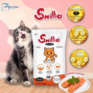 [COMBO 3-5] Gói Hạt Mèo SMILLIE Gói 1KG Cho Mèo Trưởng Thành Nhập Khẩu Thái Lan