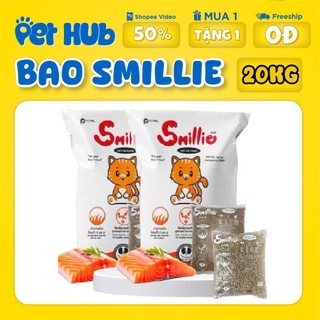 [Bao 20kg] Thức Ăn Hạt Smillie Cho Mèo Trưởng Thành Vị Cá Hồi