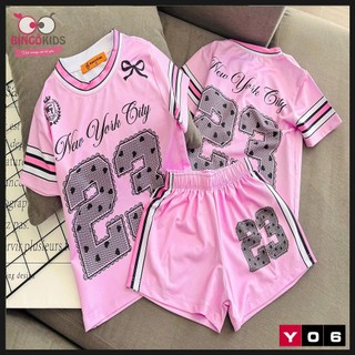 Set đồ bộ in 3D đùi bé gái thun lạnh in 3D họa tiết hoạt hình siêu cute cho bé gái từ 10 đến 43kg