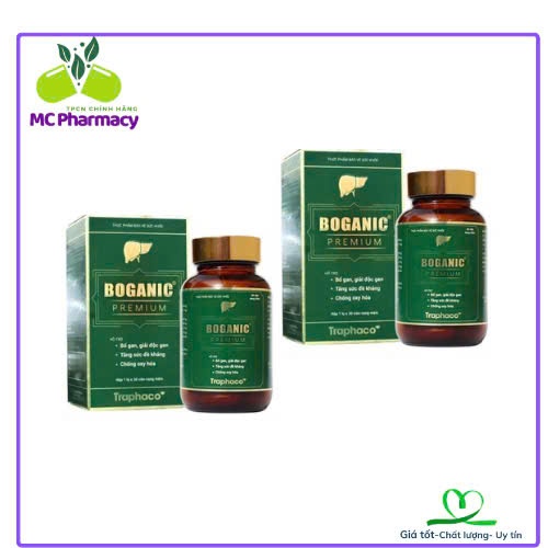 Boganic Premium tpc bổ gan, giúp hỗ trợ thải độc gan, chống oxy hóa ...