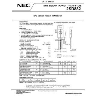 Linh kiện vợt muỗi D882 NPN 3A