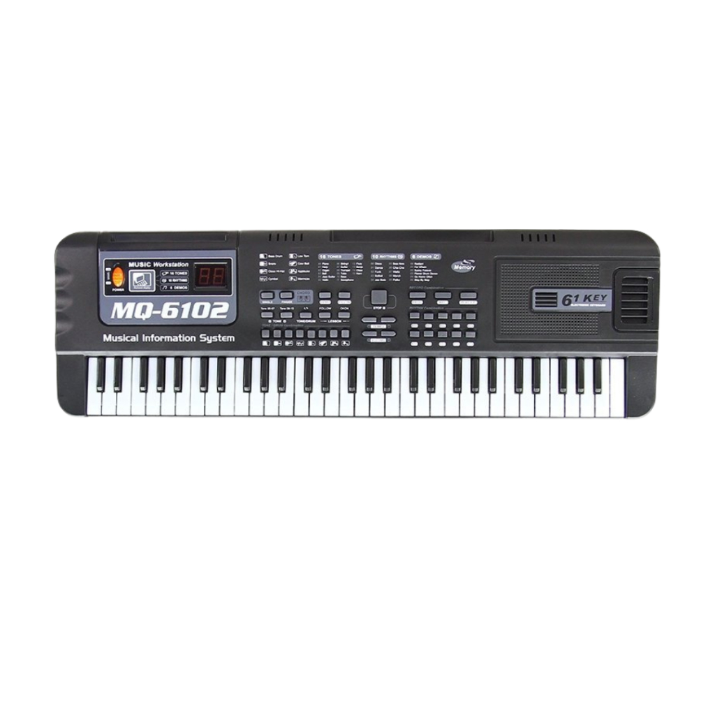 Đàn Piano 61 phím 16 tông nhạc ,tặng mic dán phím sổ tay bài hát ...