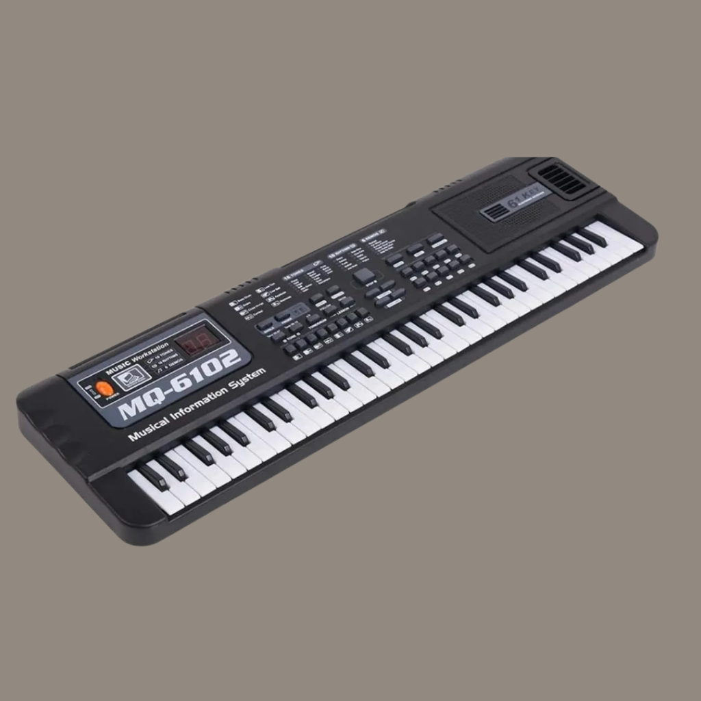 Đàn Piano 61 phím 16 tông nhạc ,tặng mic dán phím sổ tay bài hát ...