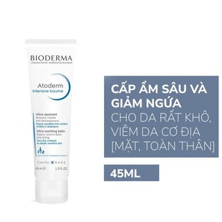 [HÀNG CÔNG TY] Kem dưỡng ẩm giảm ngứa cho da khô, viêm da cơ địa Bioderma Atoderm Intensive Baume