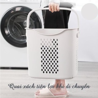 Giỏ caro cao,giỏ đựng đồ đa năng có quai xách nhựa Việt Nhật,Giỏ đựng quần áo thiết kế hiện đại 3379