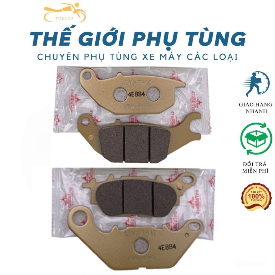 Bố Thắng Đĩa Trước Và Sau Xe Exciter 135 King Thai