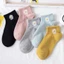 BỘ TẤT NỮ THÊU HOA CÚC - Chống trượt- thoáng khí - dễ phối với giày sneaker hoặc slip-on