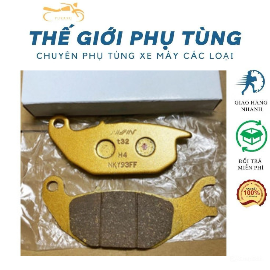 Bố Thắng Đĩa Sau Xe Exciter, Sonic, Axelo, Raider Hàng Cao Cấp