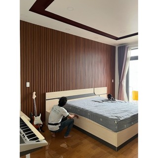 Tấm ốp tường 4 sóng thấp dài 2m9 vận chuyển cắt đôi 1m45
