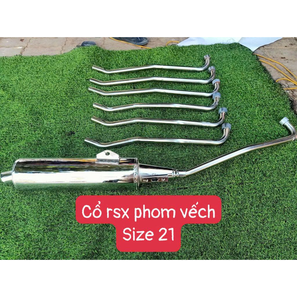 CỔ BÔ RSX INOX SIZE 21 CHẾ PHOM  VẾCH LẮP WAVE  50-100-110cc-RSX-BLEAD SỐ