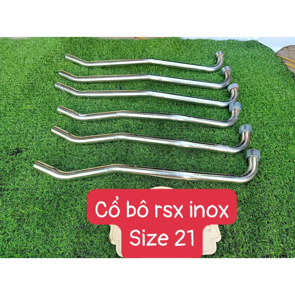 CỔ BÔ RSX INOX SIZE 21 CHẾ PHOM  VẾCH LẮP WAVE  50-100-110cc-RSX-BLEAD SỐ