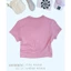 Áo Thun Nữ Crop Top Chill Knit Slim Màu Hồng HF9535-699