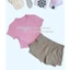 Áo Thun Nữ Crop Top Chill Knit Slim Màu Hồng HF9535-699