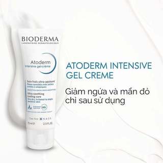 [HÀNG CÔNG TY] Kem dưỡng ẩm cho da khô, da chàm Bioderma Atoderm Intensive Gel-Creme (75ml - 500ml)