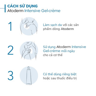 [HÀNG CÔNG TY] Kem dưỡng ẩm cho da khô, da chàm Bioderma Atoderm Intensive Gel-Creme (75ml - 500ml)