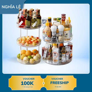 Kệ Xoay Đa Năng 360 Độ Đụng Gia Vị, Kệ Xoay Đa Năng Nhà Bếp