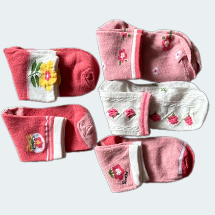 Tất Vớ bé gái 0 -6 tuổi Cổ cao, Chất Liệu Cotton, Co Giãn 4 Chiều, Khử Mùi Kháng Khuẩn - màu xanh lá