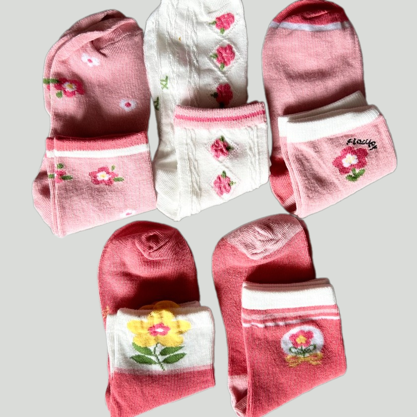 Tất Vớ bé gái 0 -6 tuổi Cổ cao, Chất Liệu Cotton, Co Giãn 4 Chiều, Khử Mùi Kháng Khuẩn - màu xanh lá