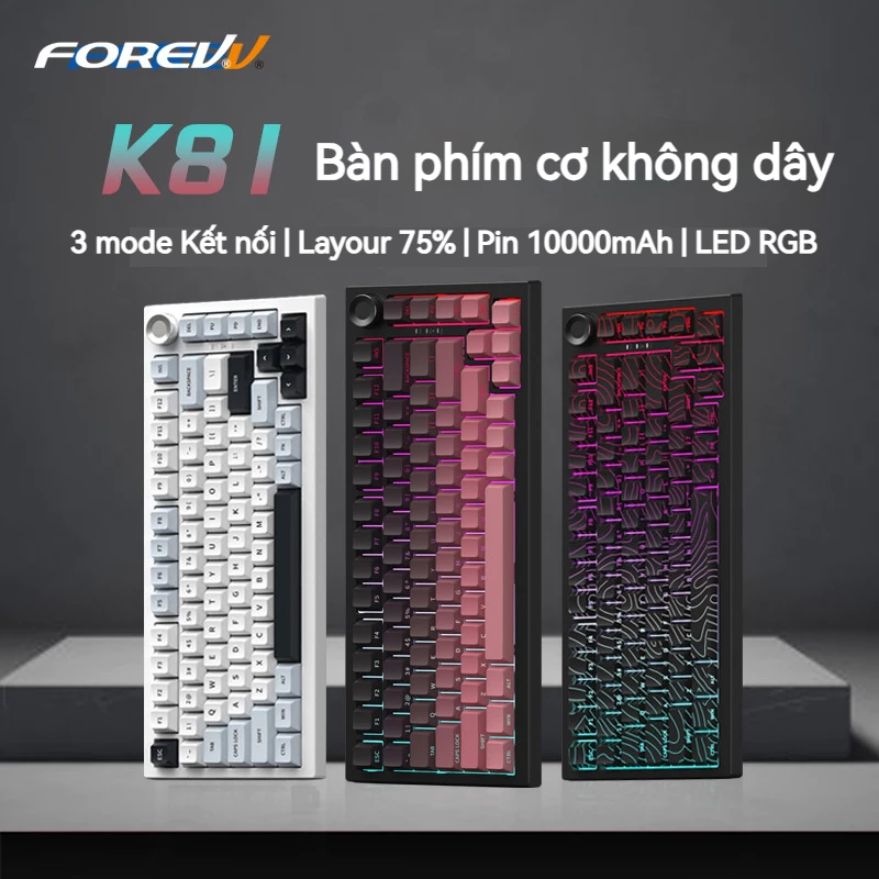 Bàn Phím Cơ Không Dây Giá Tốt