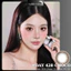 Lens mắt 428 Choco màu socola tự nhiên, không viền, dùng 1 lần, lens 1 ngày hãng LUNA EYES
