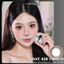 Lens mắt 428 Choco màu socola tự nhiên, không viền, dùng 1 lần, lens 1 ngày hãng LUNA EYES